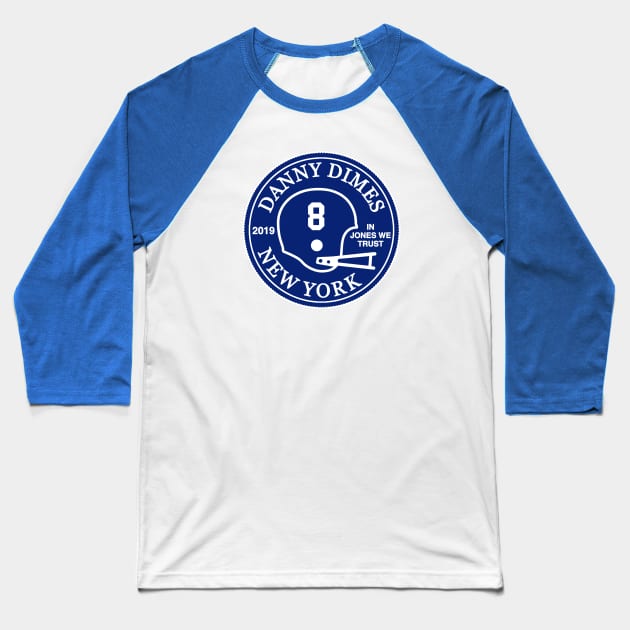 Danny Dimes 1 - White Baseball T-Shirt by KFig21